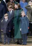 Die britische Königsfamilie beim traditionellen Weihnachtsgottesdienst in Sandringham