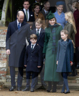 Die britische Königsfamilie beim traditionellen Weihnachtsgottesdienst in Sandringham