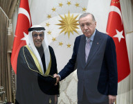 Turkish President Erdogan greets new ambassadors