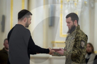 President Zelensky decorates soldiers