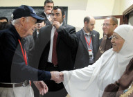Jimmy Carter visits Egyptian election committee