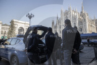 Milano, Controlli di Polizia in Duomo