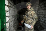 Mortar unit of Ukraine’s Khyzhak Patrol Police Special Unit