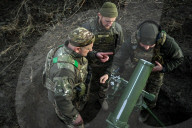 Mortar unit of Ukraine’s Khyzhak Patrol Police Special Unit