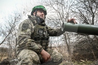 Mortar unit of Ukraine’s Khyzhak Patrol Police Special Unit