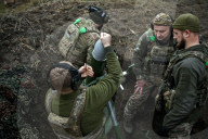 Mortar unit of Ukraine’s Khyzhak Patrol Police Special Unit