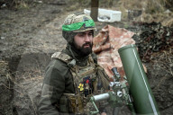 Mortar unit of Ukraine’s Khyzhak Patrol Police Special Unit