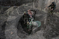 Mortar unit of Ukraine’s Khyzhak Patrol Police Special Unit