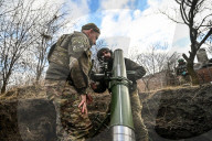 Mortar unit of Ukraine’s Khyzhak Patrol Police Special Unit