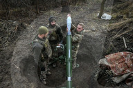 Mortar unit of Ukraine’s Khyzhak Patrol Police Special Unit