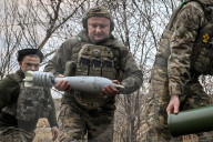 Mortar unit of Ukraine’s Khyzhak Patrol Police Special Unit