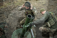 Mortar unit of Ukraine’s Khyzhak Patrol Police Special Unit