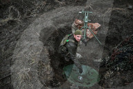 Mortar unit of Ukraine’s Khyzhak Patrol Police Special Unit
