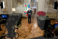 Il Presidente della Repubblica Sergio Mattarella in occasione del discorso di fine anno,