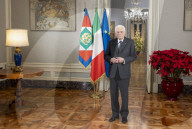 Il Presidente della Repubblica Sergio Mattarella in occasione del discorso di fine anno,
