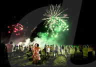 New Years Eve Fireworks on Khao Lak Beach