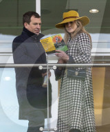 Mike and Zara Tindall at Cheltenham New Year's Day races