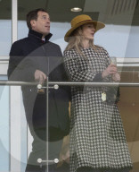 Mike and Zara Tindall at Cheltenham New Year's Day races