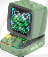 Enceinte Bluetooth qui intègre un jeu de pixels animés