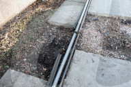 Aftermath of Russian drone attack in Kyiv