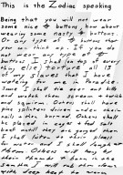 Zodiac Killer 