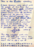 Zodiac Killer 