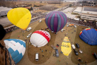 Raduno di mongolfiere dell\'Epifania a Mondovi