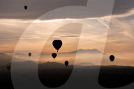 Raduno di mongolfiere dell\'Epifania a Mondovi