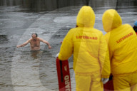 Epiphany celebration in Kyiv’s Hidropark