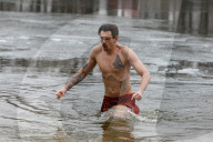 Epiphany celebration in Kyiv’s Hidropark