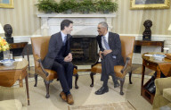 Obama welcomes Justin Trudeau of Canada