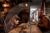 'It makes you feel like a kid again': snowed in at Britain's highest pub the Tan Hill Inn.