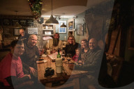 'It makes you feel like a kid again': snowed in at Britain's highest pub the Tan Hill Inn.