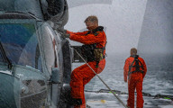 Royal Danish Navy frigate HDMS Triton patrols the Arctic
