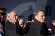 Le président Emmanuel Macron et sa femme la Première Dame Brigitte Macron assistent aux commémorations et aux hommages aux victimes des attentats de janvier 2015 contre Charlie Hebdo et l'Hyper Cacher à Paris