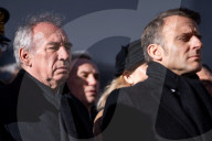 Le président Emmanuel Macron et sa femme la Première Dame Brigitte Macron assistent aux commémorations et aux hommages aux victimes des attentats de janvier 2015 contre Charlie Hebdo et l'Hyper Cacher à Paris