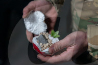 Sacks of chemicals, plastic fruit ... and millions of pills: inside a Damascus Captagon factory