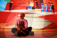 David Hockney installation "Bigger & Closer (not smaller & further away)" at Factory International in Manchester, UK.