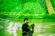 David Hockney installation "Bigger & Closer (not smaller & further away)" at Factory International in Manchester, UK.