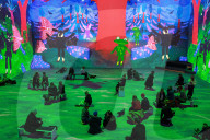 David Hockney installation "Bigger & Closer (not smaller & further away)" at Factory International in Manchester, UK.