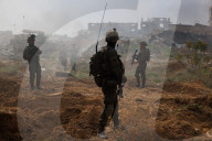 Givaty brigade combats Hamas in Jabalia