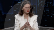 Selena Gomez sur le plateau de l'émission "Jimmy Kimmel Live!" à Los Angeles