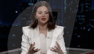 Selena Gomez sur le plateau de l'émission "Jimmy Kimmel Live!" à Los Angeles
