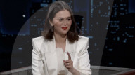 Selena Gomez sur le plateau de l'émission "Jimmy Kimmel Live!" à Los Angeles