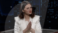 Selena Gomez sur le plateau de l'émission "Jimmy Kimmel Live!" à Los Angeles