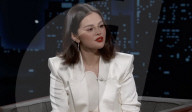 Selena Gomez sur le plateau de l'émission "Jimmy Kimmel Live!" à Los Angeles