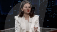 Selena Gomez sur le plateau de l'émission "Jimmy Kimmel Live!" à Los Angeles