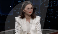 Selena Gomez sur le plateau de l'émission "Jimmy Kimmel Live!" à Los Angeles
