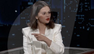 Selena Gomez sur le plateau de l'émission "Jimmy Kimmel Live!" à Los Angeles