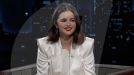 Selena Gomez sur le plateau de l'émission "Jimmy Kimmel Live!" à Los Angeles